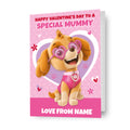 Paw Patrol Personalised 'Special Mummy' Valentine's Day Card