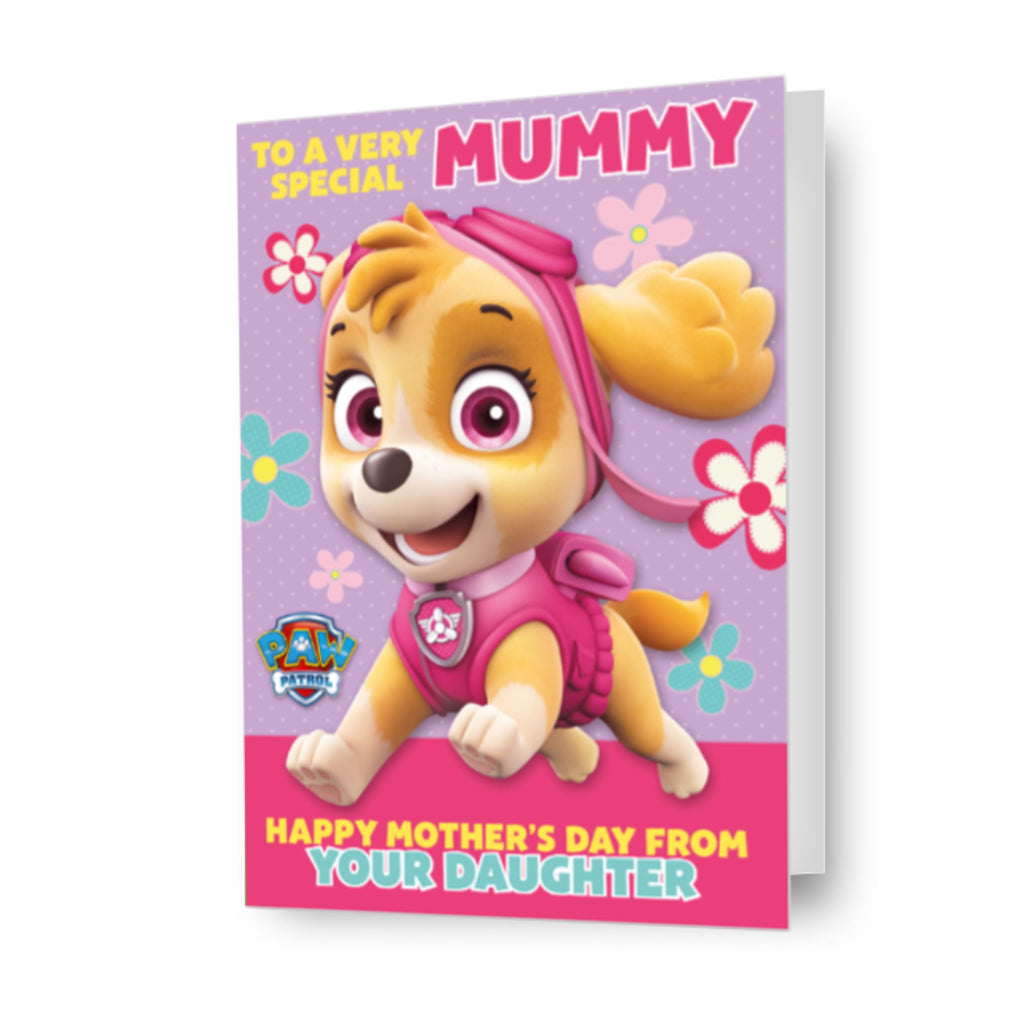 Paw Patrol gepersonaliseerde 'Very Special Mummy' Moederdagkaart