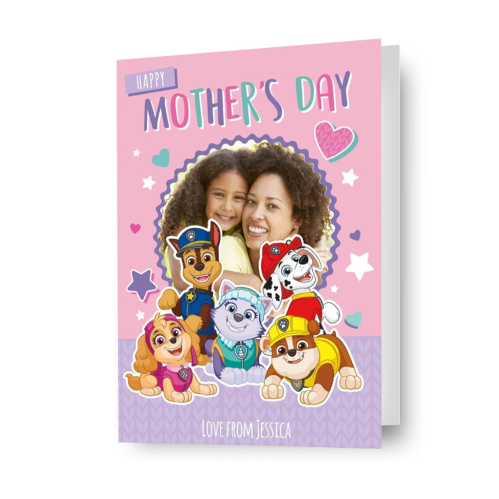 Paw Patrol Personalised Mother's Day Photo Card 'Love From...'