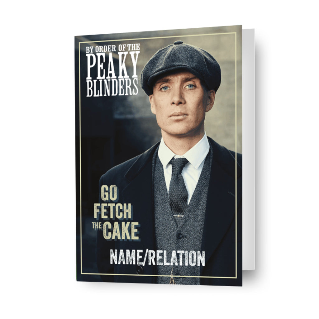 Peaky Blinders Biglietto d'auguri con qualsiasi nome