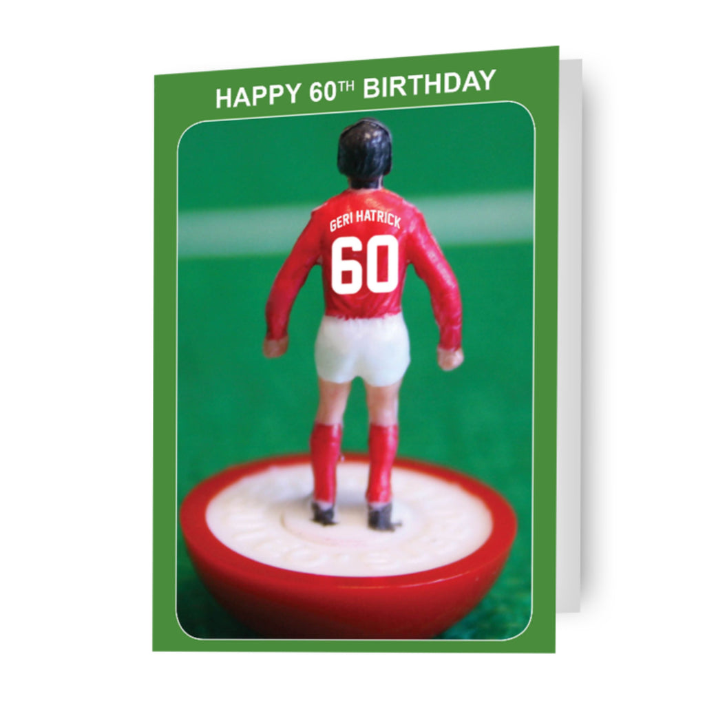 Subbuteo Age 60 Birthday Card