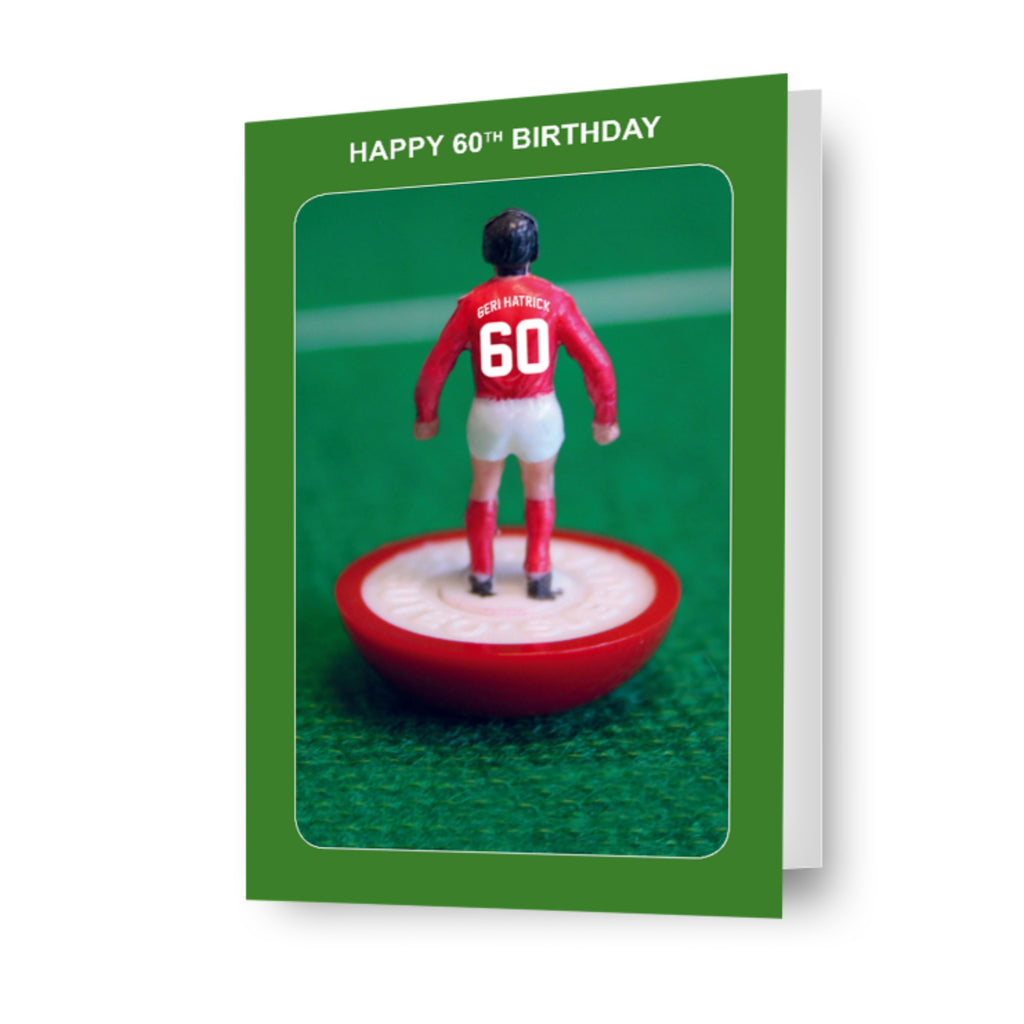 Subbuteo Age 60 Birthday Card