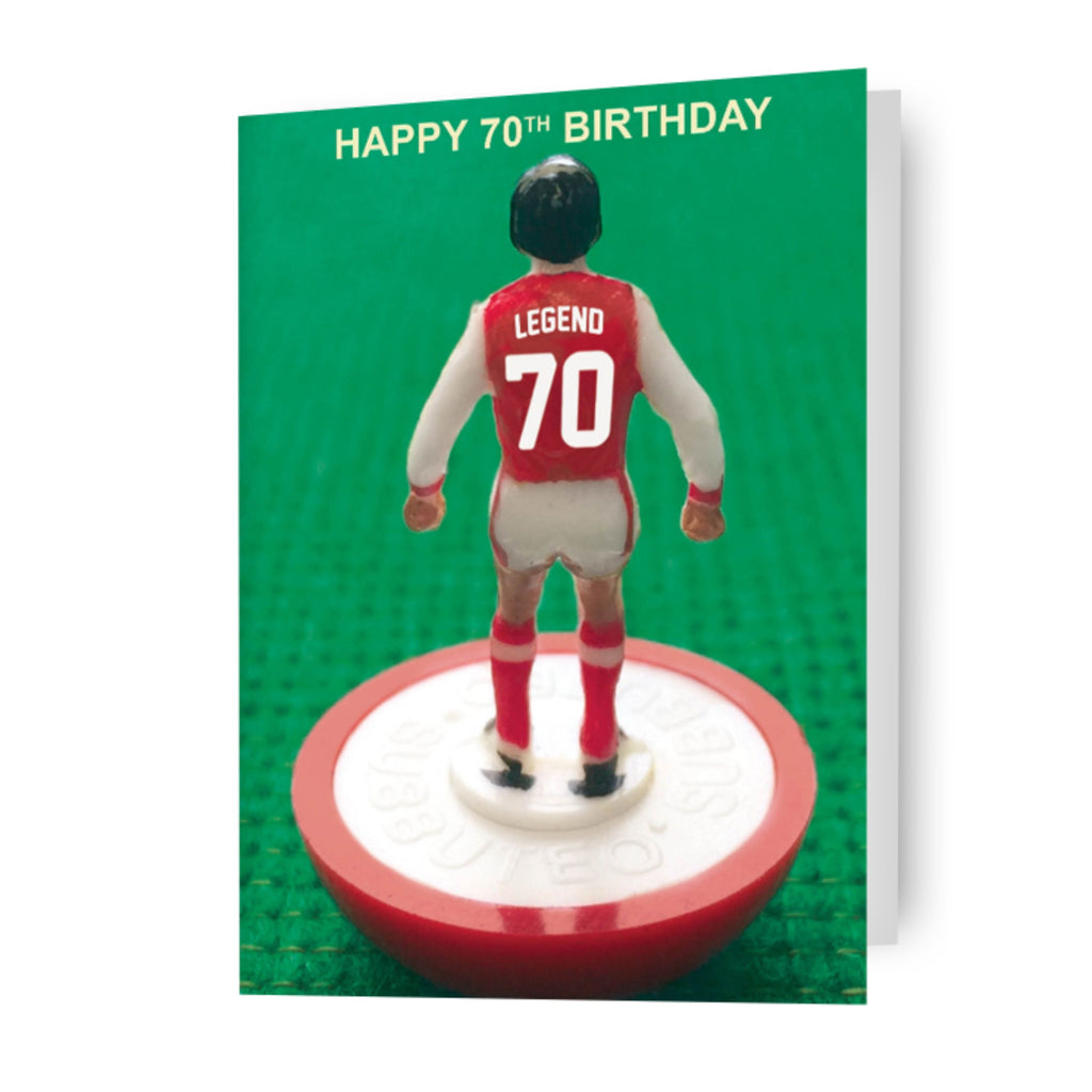 Subbuteo Age 70 Birthday Card