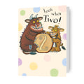 The Gruffalo 'Look Who's Two!' Birthday Card