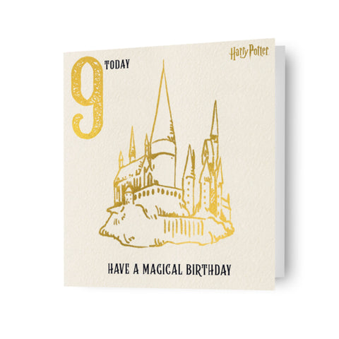 Harry Potter '9 Today' 9th Birthday Card