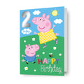 Peppa Pig '2 Today' 2nd Birthday Card