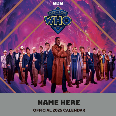 DOCTOR WHO 2025 PERSONALISED CALENDAR