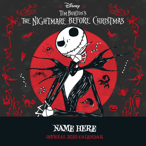 THE NIGHTMARE BEFORE CHRISTMAS 2025 PERSONALISED CALENDAR