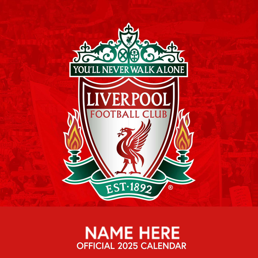 LIVERPOOL FC 2025 GEPERSONALISEERDE KALENDER