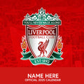 LIVERPOOL FC 2025 GEPERSONALISEERDE KALENDER