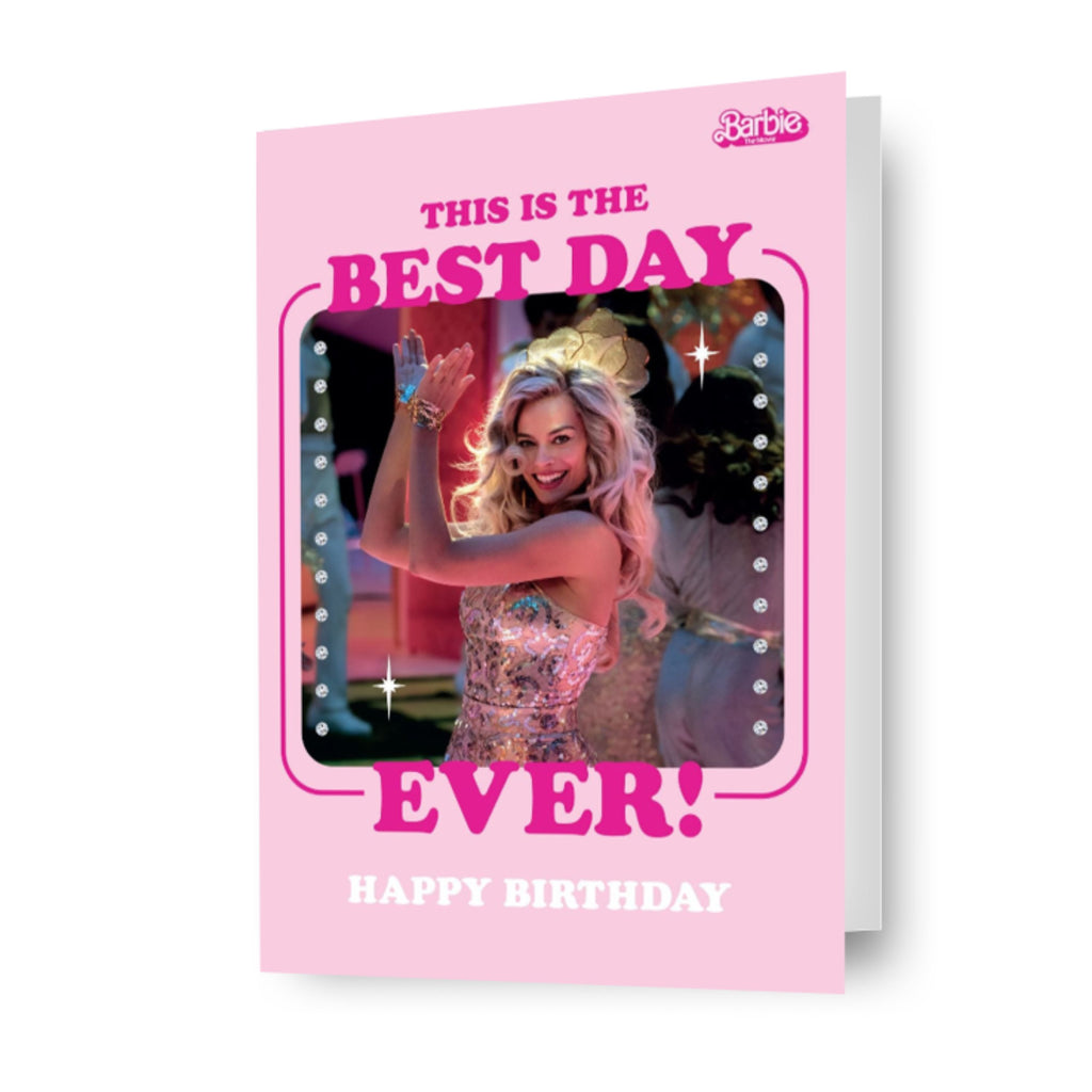 Gepersonaliseerde Barbie-film 'Best Day Ever!'-verjaardagskaart