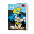 Biglietto personalizzato per la festa del papà di Batman 