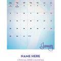 Calendario quadrato Grogu 2023, calendario personalizzato