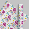 Brightside Personalised Birthday Wrapping Paper