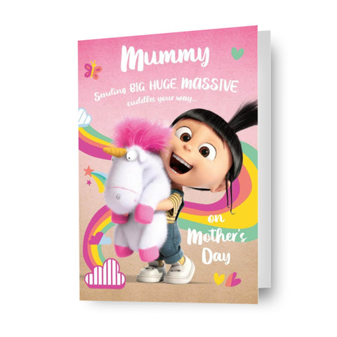 Despicable Me Minions Personalised 'Massive Cuddles' Mother's Day Card
