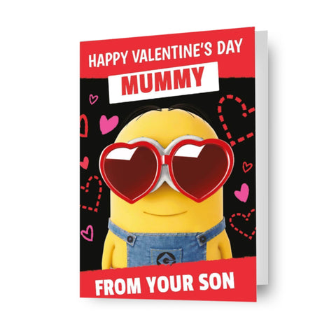 Despicable Me Minions Personalised Valentine's Day Card 'From Your...'