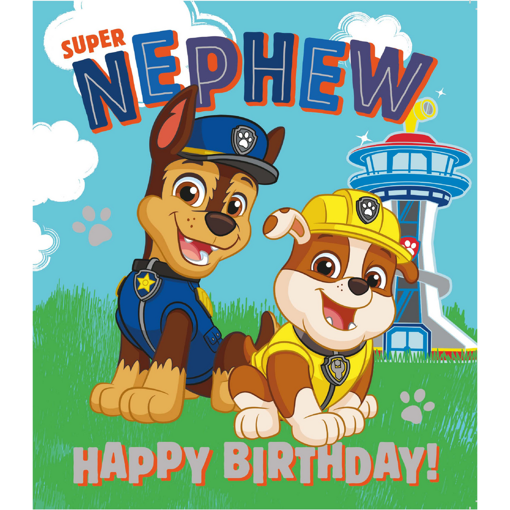 Paw Patrol 'Nephew' Birthday Card