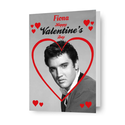 Carta personalizzata di Elvis Valentines - Qualsiasi nome