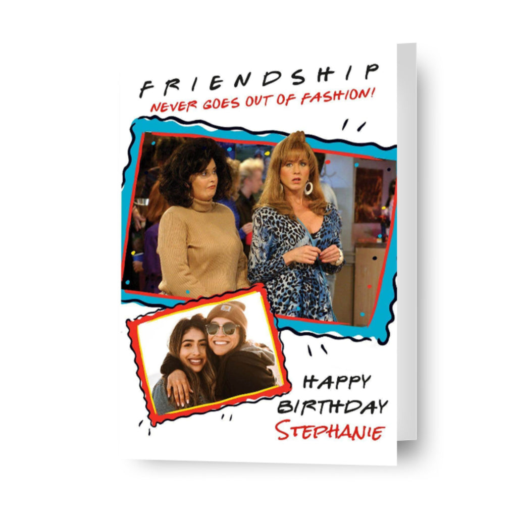 Friends Personalised Photo 'Friendship' Birthday Card