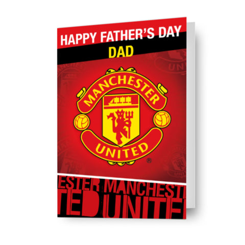 Manchester United FC Personalised Father's Day Card