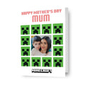 Minecraft Personalised Mother's Day Photo Card