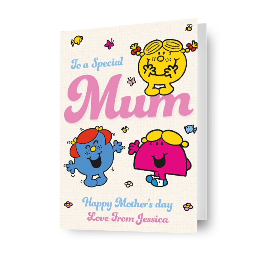 Mr Men & Little Miss gepersonaliseerde 'Special Mum' Moederdagkaart