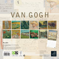 Van Gogh 2024 Square Calendar (Plastic-Free)