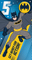 Batman Age 5 Badge Birthday Card