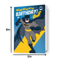 Biglietto di compleanno Batman, prodotto con licenza ufficiale