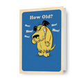 Wacky Races 'How Old?' Birthday Card