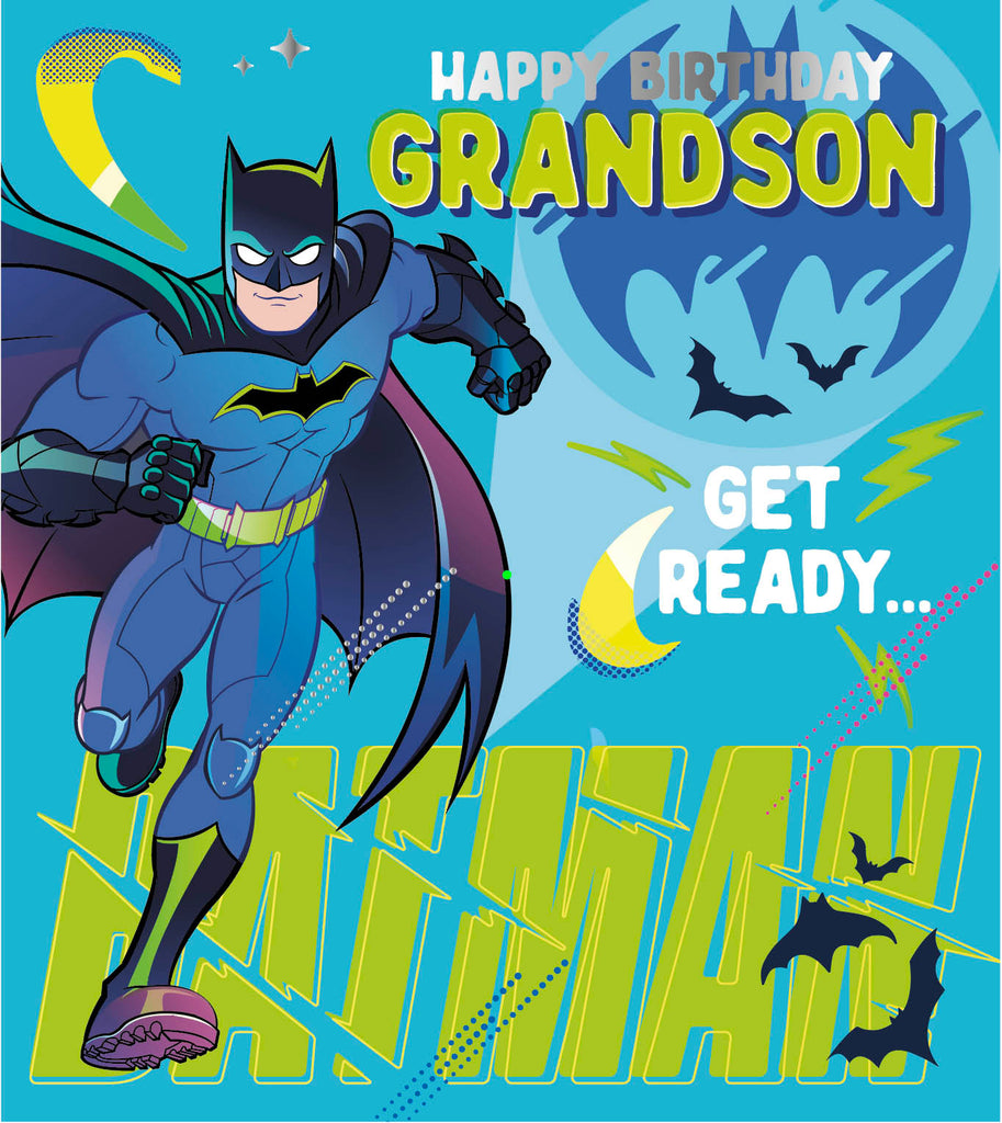 Batman Grandson Birthday Card