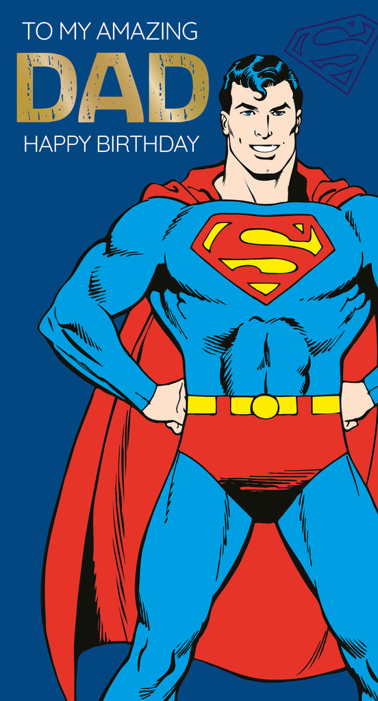 Superman Dad Birthday Card