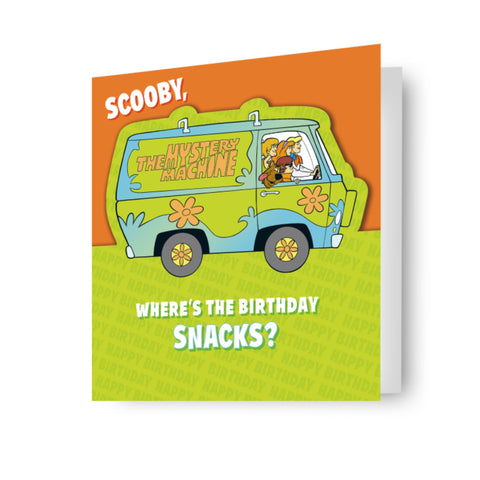 Warner Bros Scooby Doo Birthday Card