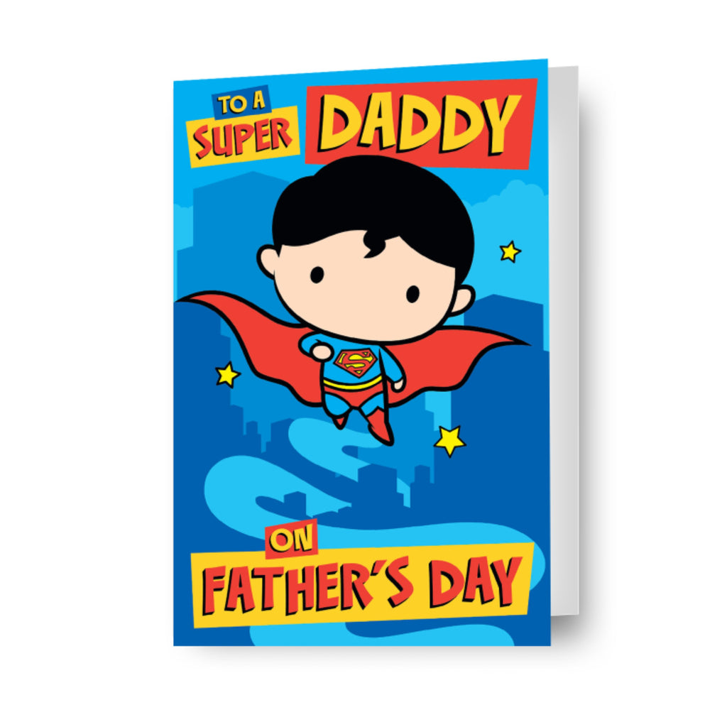 Superman 'Super Daddy' Vaderdagkaart