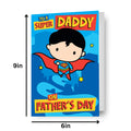 Superman Super Daddy Father's Day Card