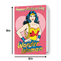 Biglietto di auguri per la festa della mamma di Wonder Woman
