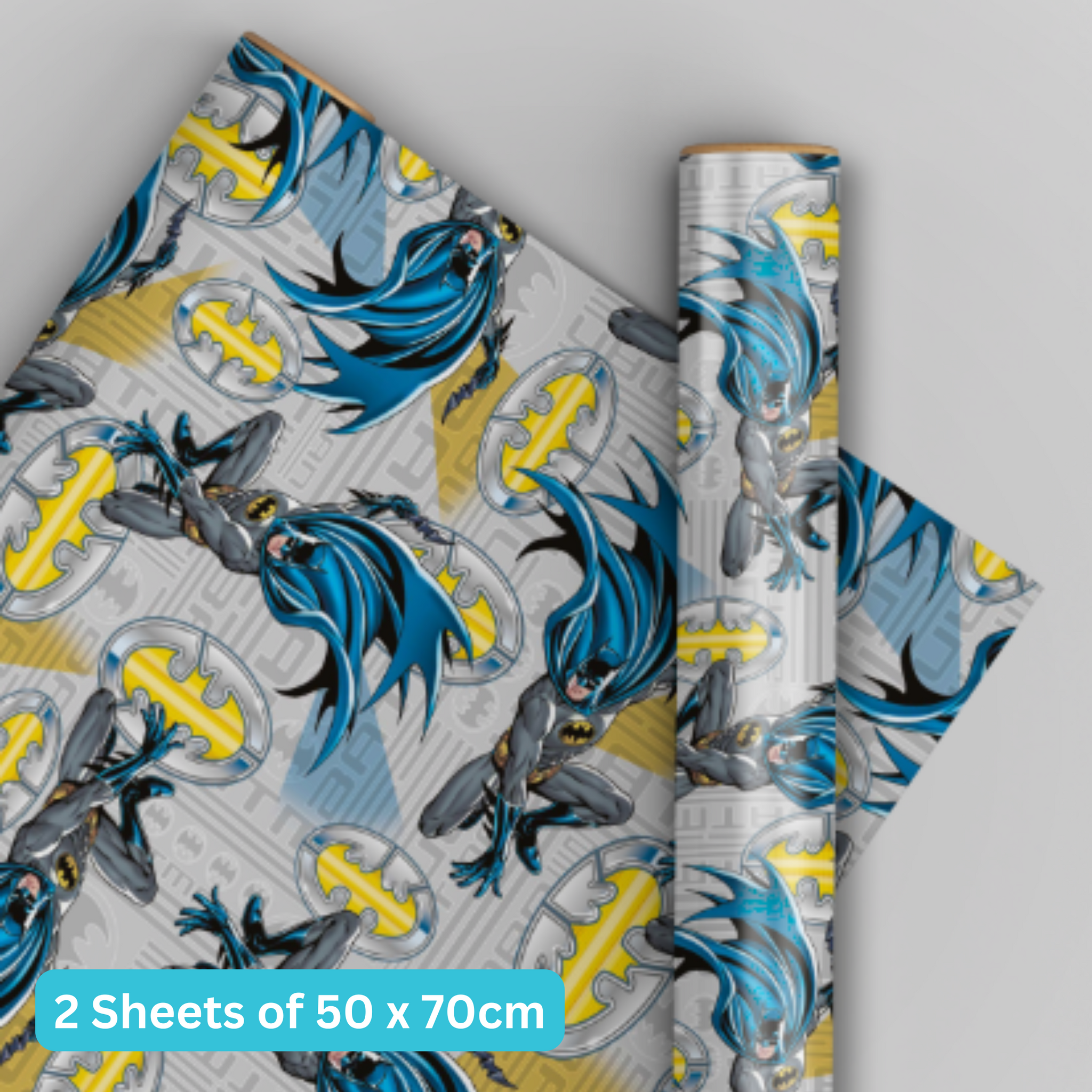 Batman 2 Sheets & 2 Tags Gift Wrap – Danilo Promotions