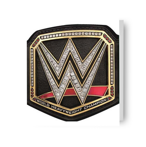 Biglietto d'auguri World Wrestling Belt