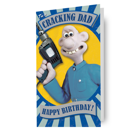 Biglietto d'auguri per papà Wallace & Gromit