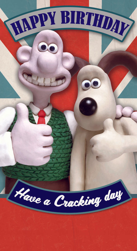 Wallace & Gromit verjaardagskaart