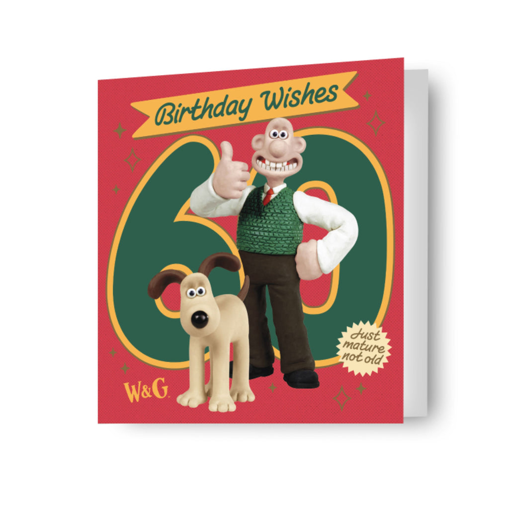 Wallace & Gromit Age 60 Birthday Card