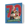 Wallace & Gromit Age 70 Birthday Card