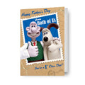 Biglietto d'auguri per la festa del papà di Wallace & Gromit