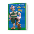 Wallace & Gromit Green Kit 'Cracking' Father's Day Card