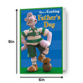 Wallace & Gromit Green Kit 'Cracking' Father's Day Card