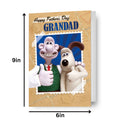 Wallace & Gromit Biglietto per la festa del papà del nonno