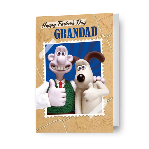 Wallace & Gromit Biglietto per la festa del papà del nonno