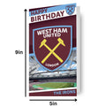West Ham Happy Birthday Crest Card