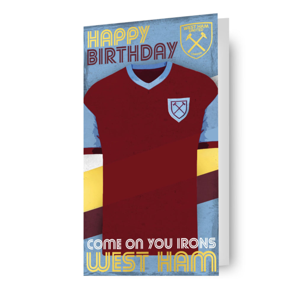 West Ham FC 'Happy Birthday'-kaart