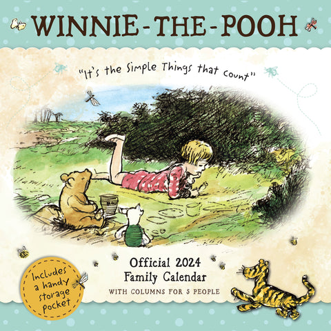 Winnie The Pooh (Classic) 2024 Family Organiser